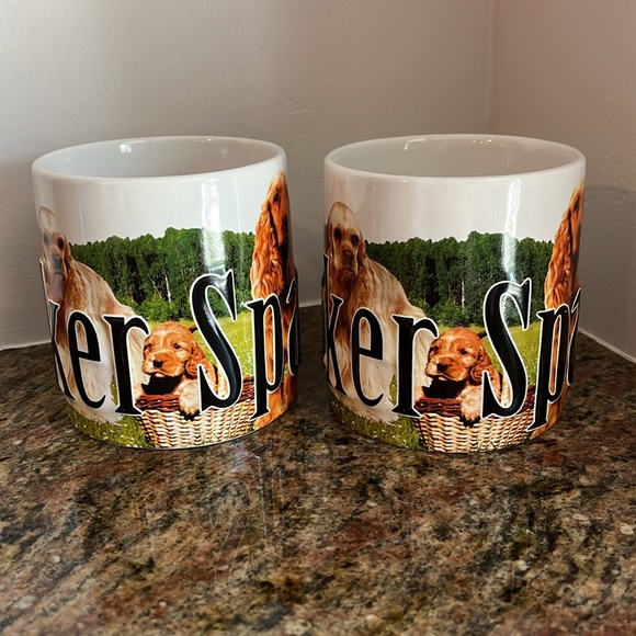 Set of 2 Cocker Spaniel coffee mugs - Picture 3 of 5